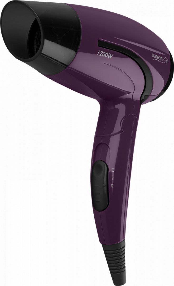 Фен Scarlett SC-HD70T28 1200Вт фиолетовый/черный
Фен Scarlett SC-HD70T28 1200Вт фиолетовый/черный