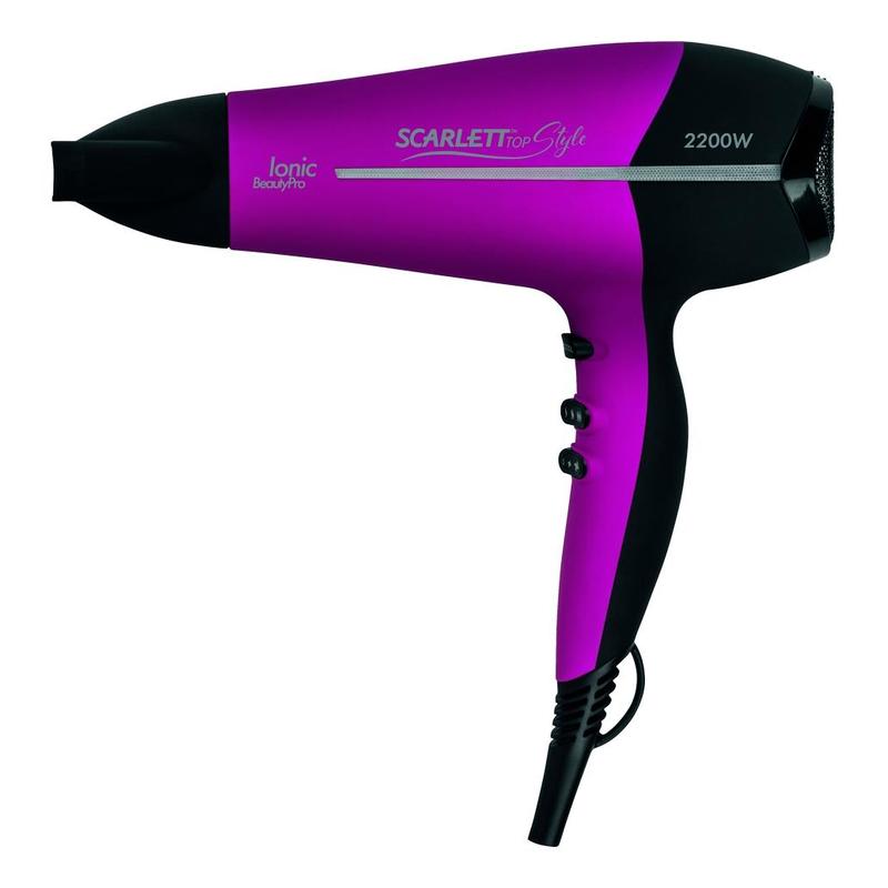 Фен Scarlett SC-HD70I16 2200Вт фиолетовый/черный
Фен Scarlett SC-HD70I16 2200Вт фиолетовый/черный