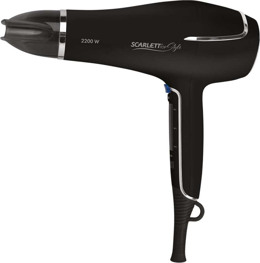 Фен Scarlett SC-HD70I40 черный с хромом
Фен Scarlett SC-HD70I40 черный с хромом