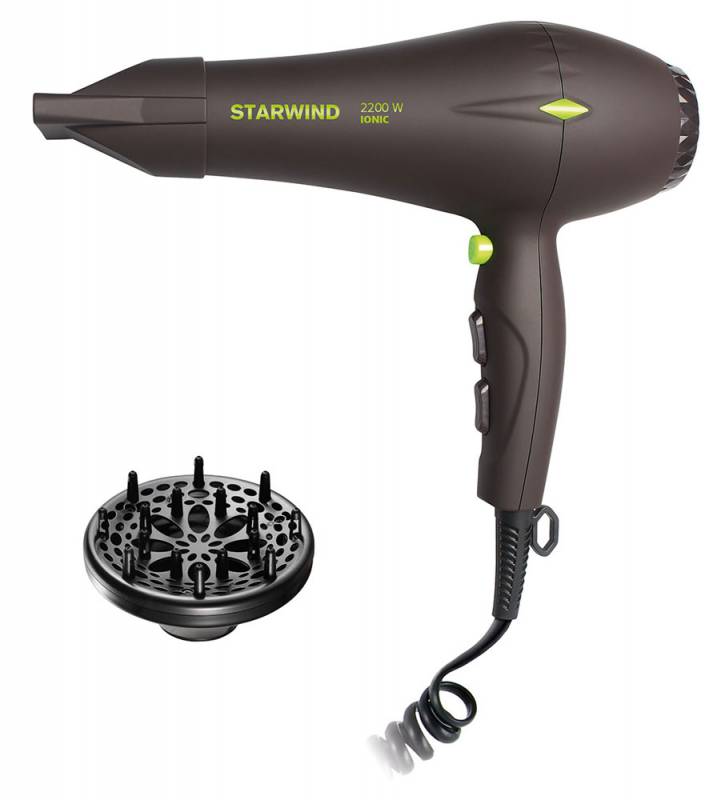 Фен Starwind SHS9817 темно-коричневый
Фен Starwind SHS9817 темно-коричневый