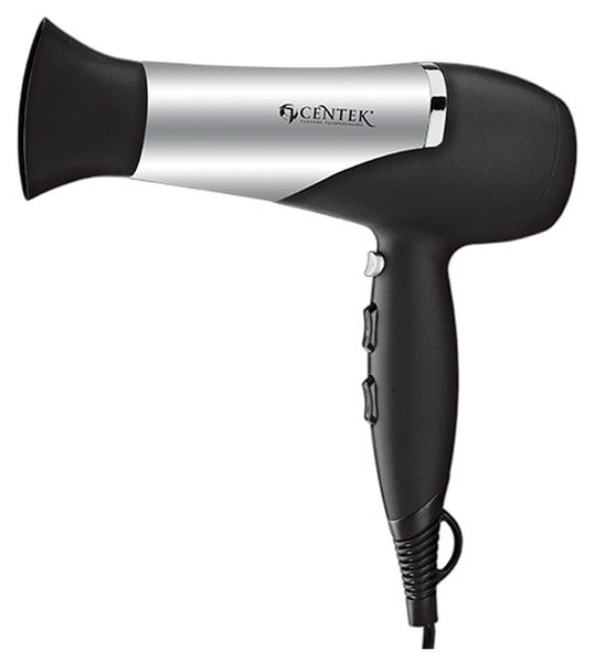 Фен Centek CT-2217 черный/серебряный
Фен Centek CT-2217 черный/серебряный