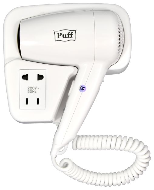 Фен Puff-1200B 1405.002 1.2кВт белый с доп. розеткой
Фен Puff-1200B 1405.002 1.2кВт белый с доп. розеткой