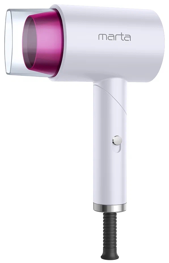 Фен MARTA MT-1261 белая фуксия
Фен MARTA MT-1261 белая фуксия