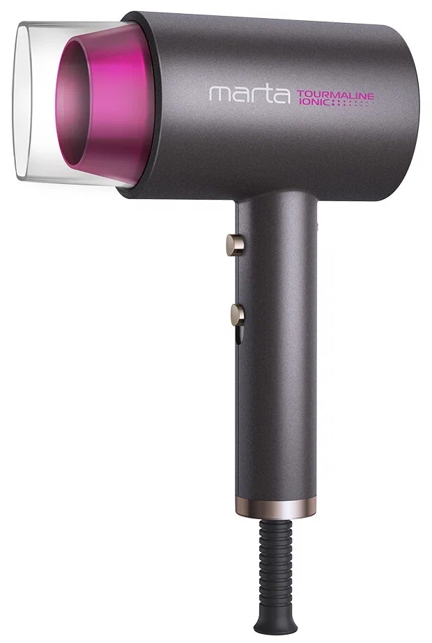 Фен MARTA MT-1264 темная фуксия
Фен MARTA MT-1264 темная фуксия