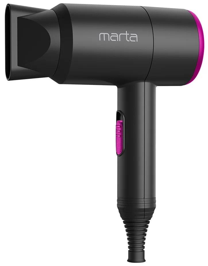 Фен MARTA MT-1267 темная фуксия
Фен MARTA MT-1267 темная фуксия