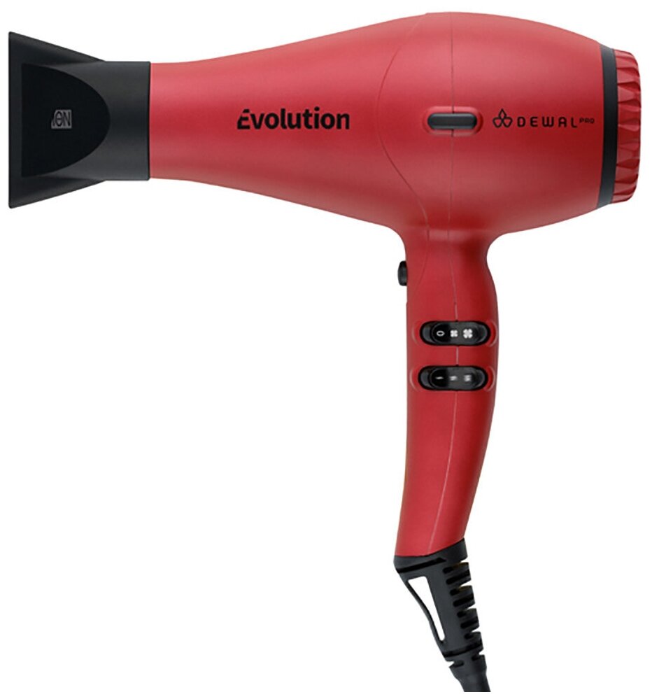 Фен Dewal Pro Evolution, красный, 2300Вт, ионизация, 2 насадки
Фен Dewal Pro Evolution, красный, 2300Вт, ионизация, 2 насадки