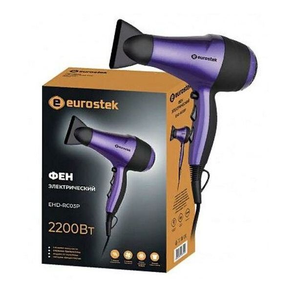 Фен Eurostek EHD-RC03P
Фен Eurostek EHD-RC03P