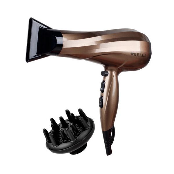 Фен Kelli KL-1130 бронзовый
Фен Kelli KL-1130 бронзовый