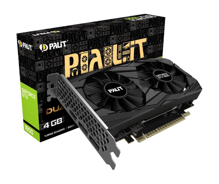 Видеокарта Palit GTX1650 DUAL 4G (NE5165001BG1-1171D
Видеокарта Palit GTX1650 DUAL 4G (NE5165001BG1-1171D