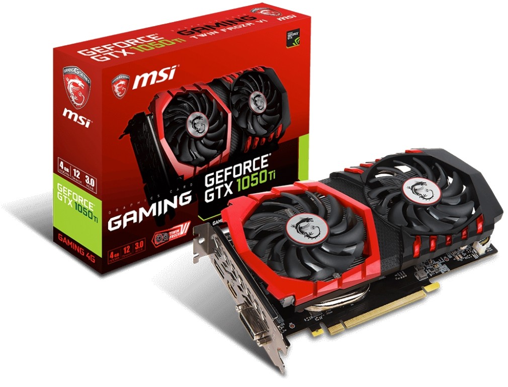 Видеокарта MSI GTX 1050TI 4096Mb (GTX 1050 TI GAMING 4G
Видеокарта MSI GTX 1050TI 4096Mb (GTX 1050 TI GAMING 4G