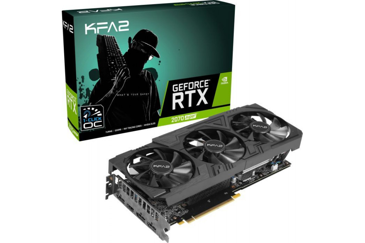 Видеокарта KFA2 RTX2070 SUPER 8GB (27ISL6MDW0BK
Видеокарта KFA2 RTX2070 SUPER 8GB (27ISL6MDW0BK