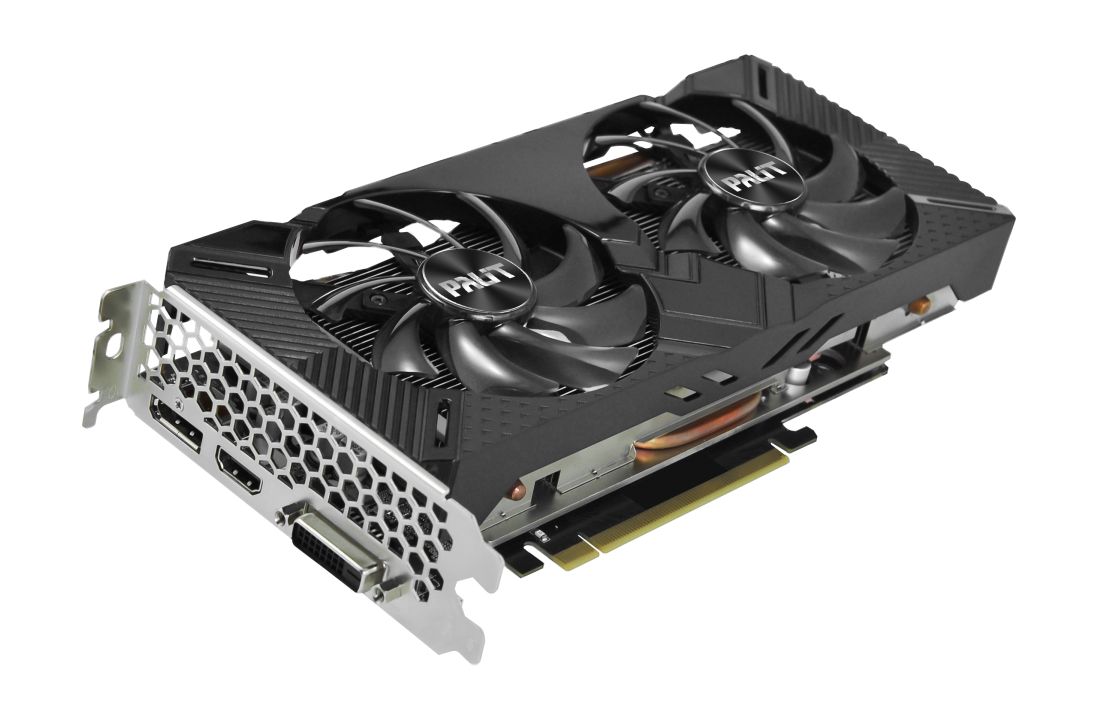 Видеокарта Palit RTX2060 DUAL 6GB (NE62060018J9-1160A-1)
Видеокарта Palit RTX2060 DUAL 6GB (NE62060018J9-1160A-1)