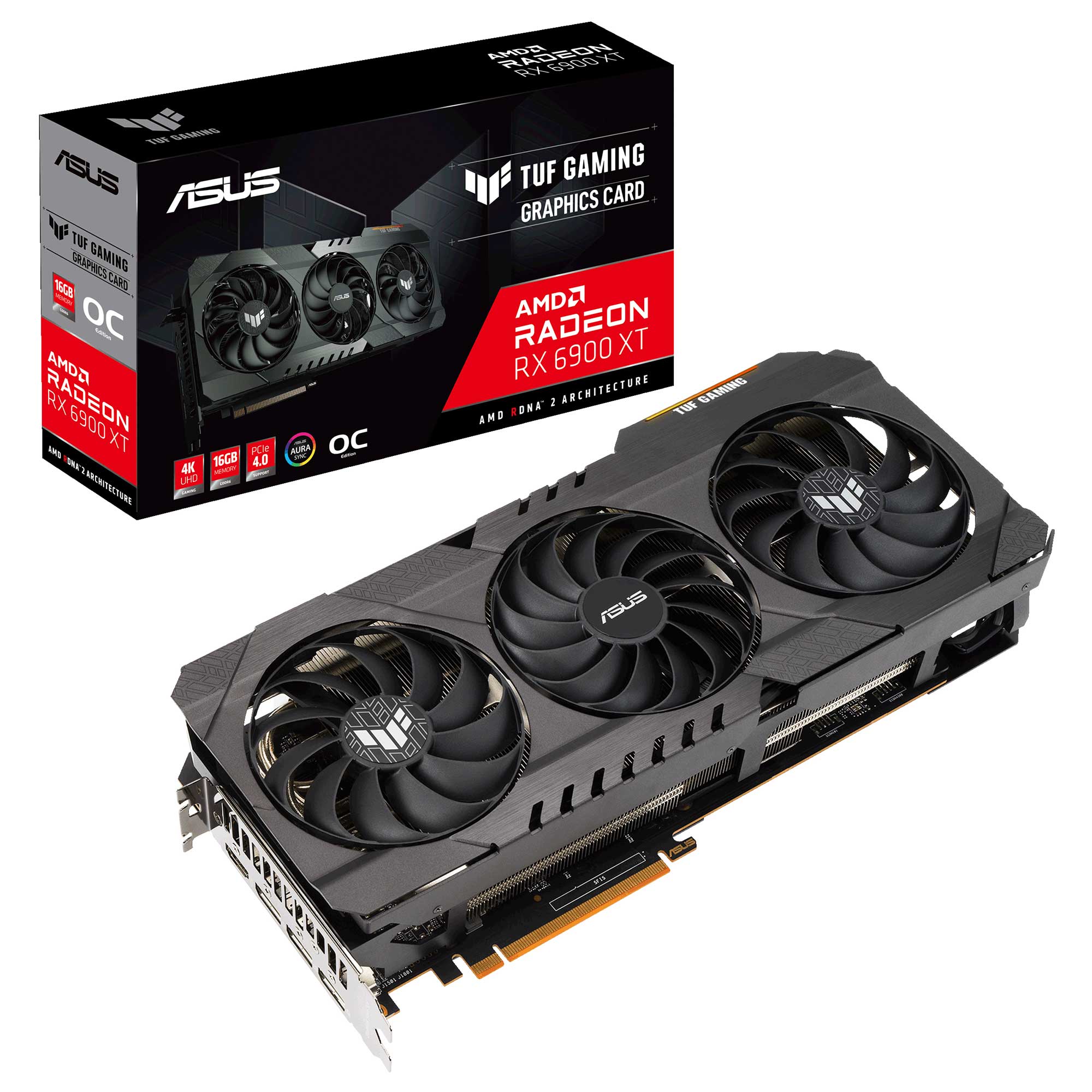 Видеокарта Asus PCI-E AMD Radeon RX 6900 XT 16Gb (TUF-RX6900XT-O16G-GAMING)
Видеокарта Asus PCI-E AMD Radeon RX 6900 XT 16Gb (TUF-RX6900XT-O16G-GAMING)