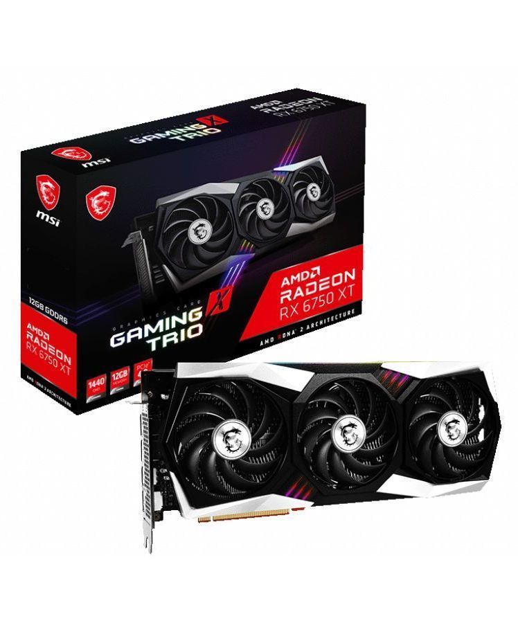 Видеокарта MSI Radeon RX 6750XT 12288Mb (602-V399-05S)
Видеокарта MSI Radeon RX 6750XT 12288Mb (602-V399-05S)