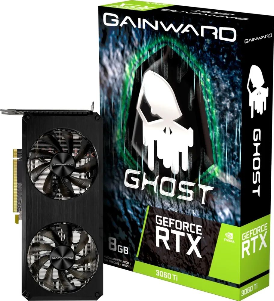 Видеокарта Gainward GeForce RTX 3060Ti Ghost 8GB (NE6306T019P2-190AB)
Видеокарта Gainward GeForce RTX 3060Ti Ghost 8GB (NE6306T019P2-190AB)