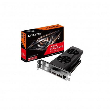 Видеокарта Gigabyte Radeon RX 6400 4Gb D6 LP (GV-R64D6-4GL)
Видеокарта Gigabyte Radeon RX 6400 4Gb D6 LP (GV-R64D6-4GL)