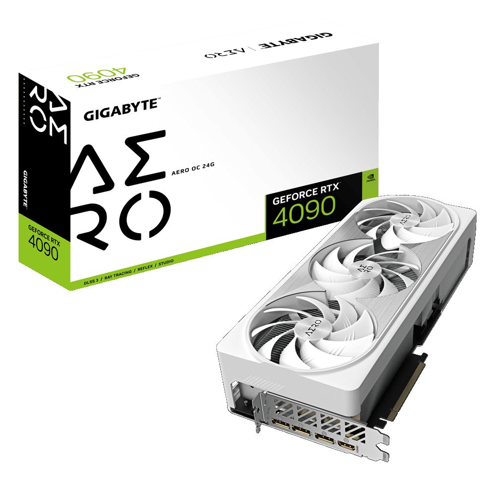 Видеокарта GigaByte RTX 4090 AERO OC 24G (GV-N4090AERO OC-24GD)
Видеокарта GigaByte RTX 4090 AERO OC 24G (GV-N4090AERO OC-24GD)