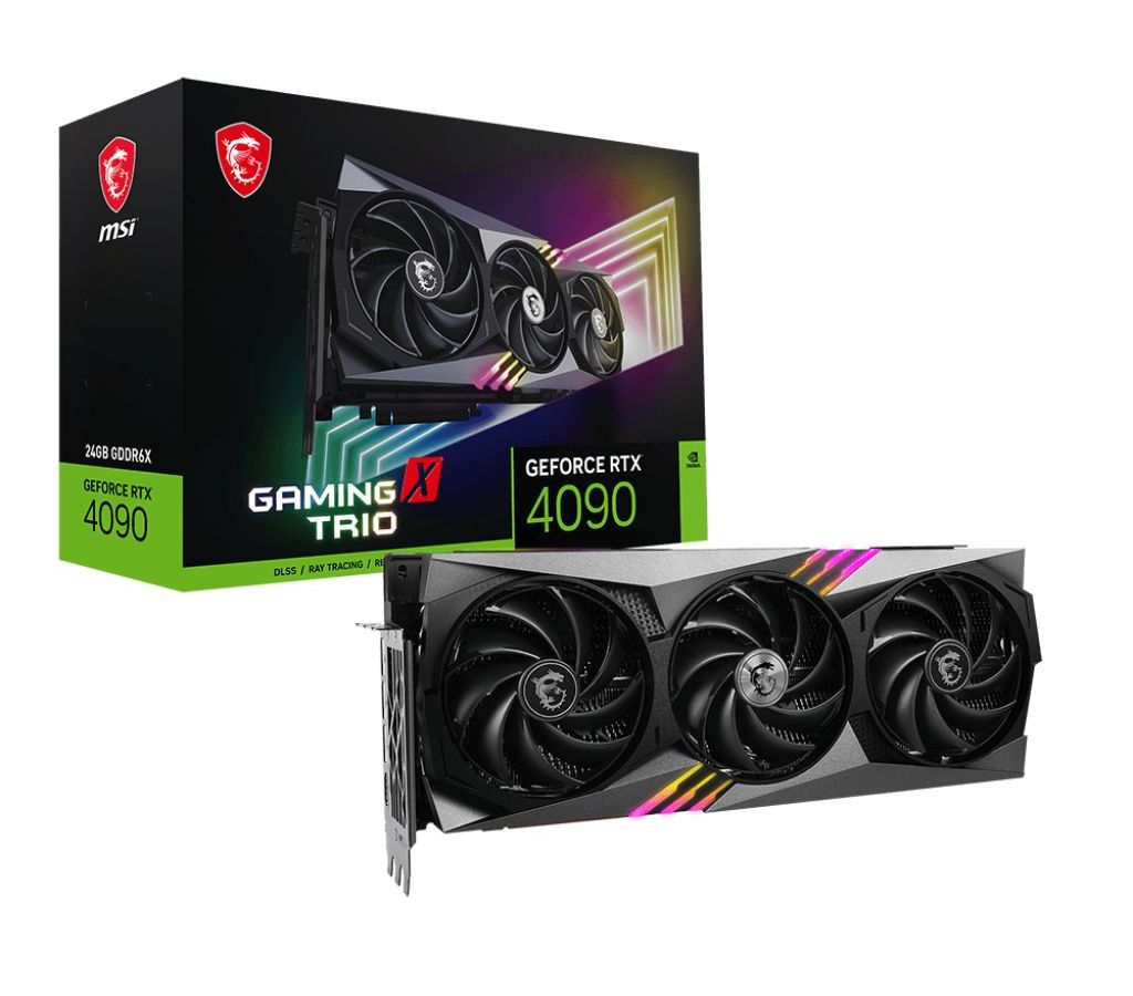 Видеокарта MSI nVidia GeForce RTX 4090 Gaming X Trio 24G
Видеокарта MSI nVidia GeForce RTX 4090 Gaming X Trio 24G