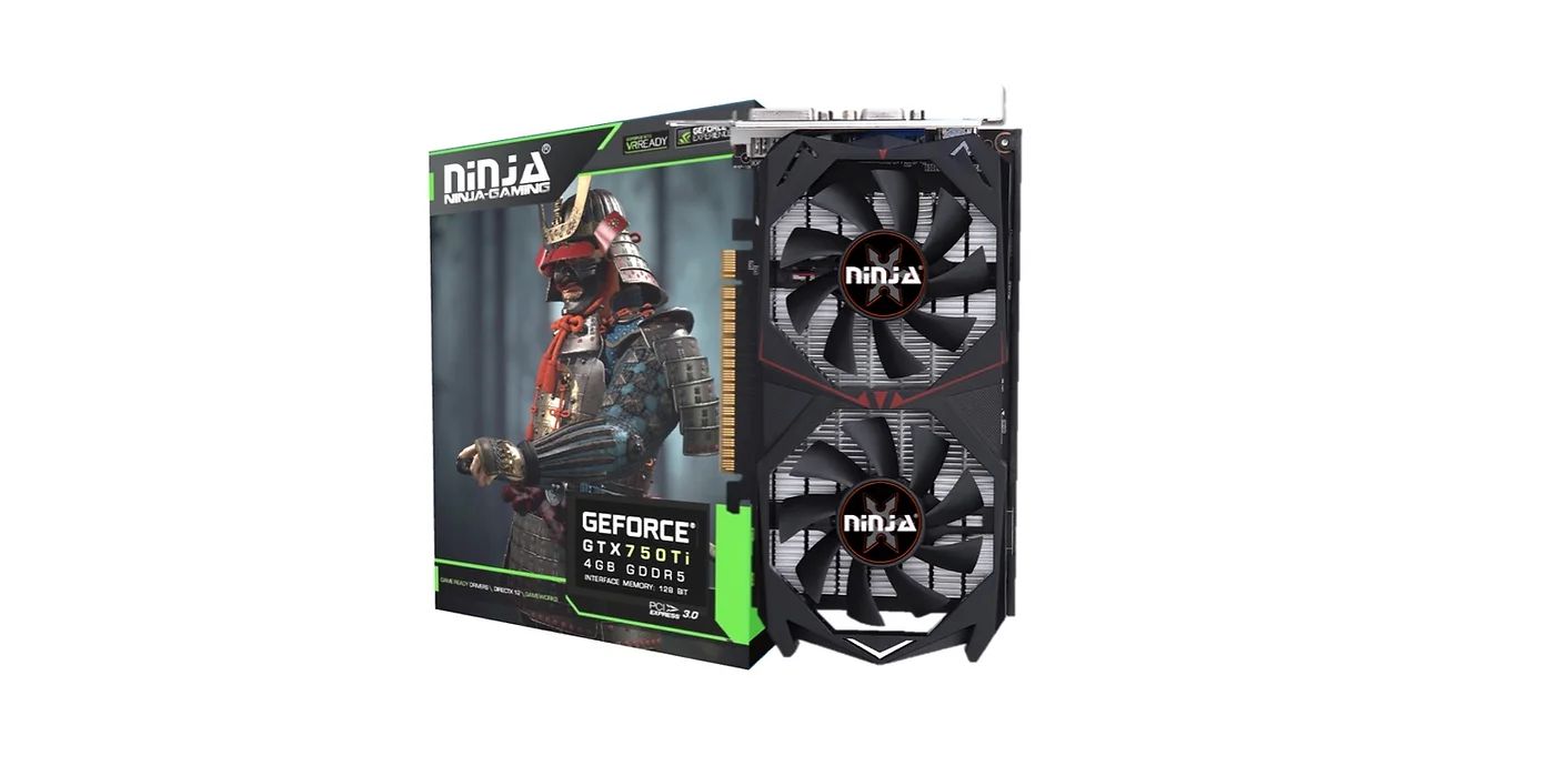 Видеокарта SINOTEX GeForce GTX 750 Ti Ninja 4096Mb NH75TI045F
Видеокарта SINOTEX GeForce GTX 750 Ti Ninja 4096Mb NH75TI045F