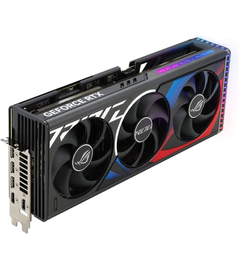 Видеокарта ASUS GeForce RTX 4090 ROG STRIX GAMING OC 24G (ROG-STRIX-RTX4090-O24G-GAMING)
Видеокарта ASUS GeForce RTX 4090 ROG STRIX GAMING OC 24G (ROG-STRIX-RTX4090-O24G-GAMING)