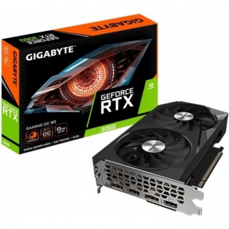Видеокарта Gigabyte NVIDIA GeForce RTX 3060 8192Mb (GV-N3060GAMING OC-8GD 2.0)
Видеокарта Gigabyte NVIDIA GeForce RTX 3060 8192Mb (GV-N3060GAMING OC-8GD 2.0)