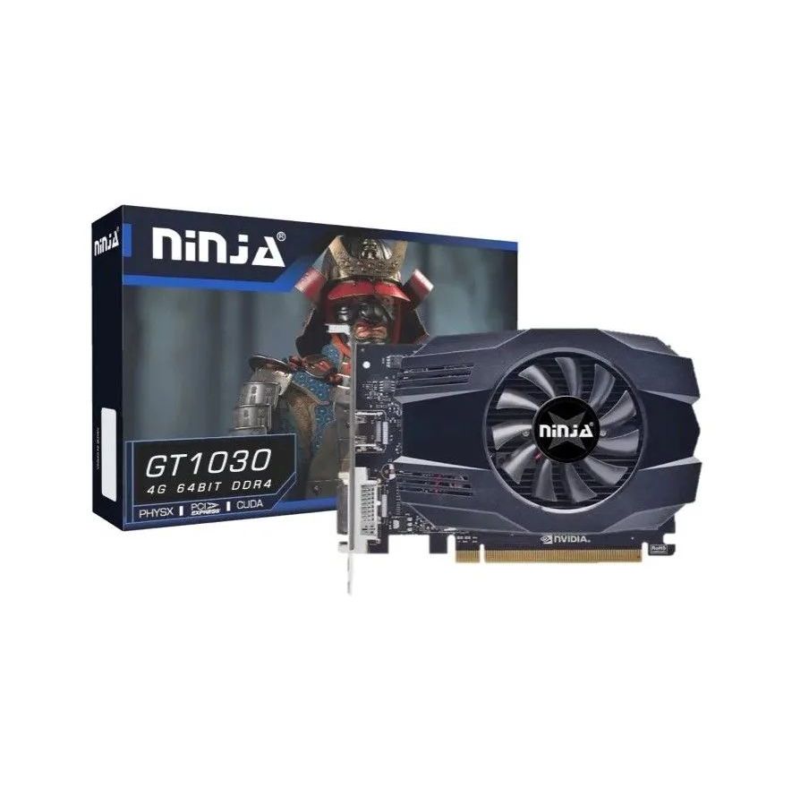 Видеокарта Sinotex Ninja GT1030 4GB (NH103FG44F)
Видеокарта Sinotex Ninja GT1030 4GB (NH103FG44F)