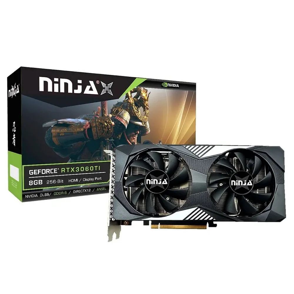 Видеокарта Sinotex Ninja RTX3060Ti 8GB (NF306TI86F)
Видеокарта Sinotex Ninja RTX3060Ti 8GB (NF306TI86F)