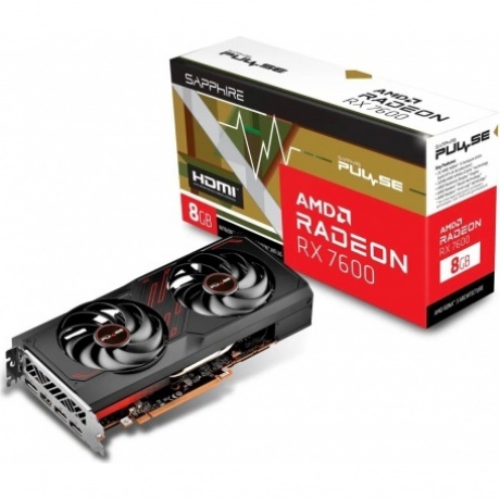 Видеокарта Sapphire RX7600 PULSE 8GB (11324-01-20G)
Видеокарта Sapphire RX7600 PULSE 8GB (11324-01-20G)
