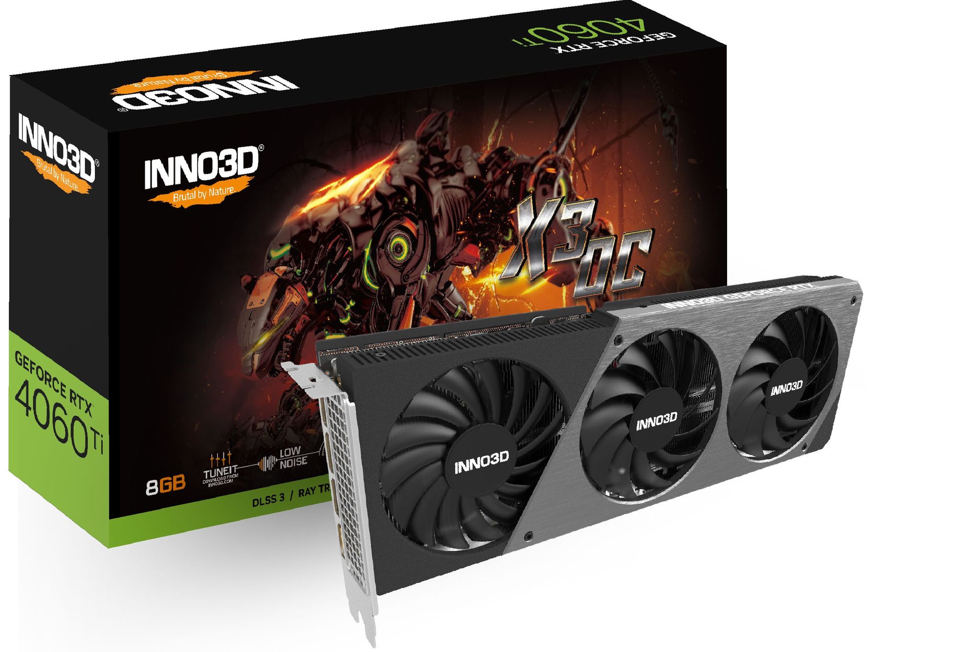 Видеокарта Inno3D RTX4060Ti 8GB X3 OC (N406T3-08D6X-171153L)
Видеокарта Inno3D RTX4060Ti 8GB X3 OC (N406T3-08D6X-171153L)