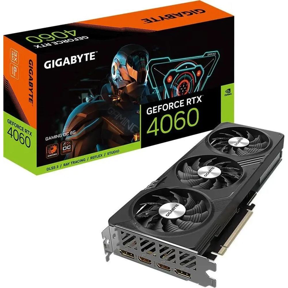 Видеокарта Gigabyte RTX4060 GAMING OC 8GB (GV-N4060GAMING OC-8GD)
Видеокарта Gigabyte RTX4060 GAMING OC 8GB (GV-N4060GAMING OC-8GD)
