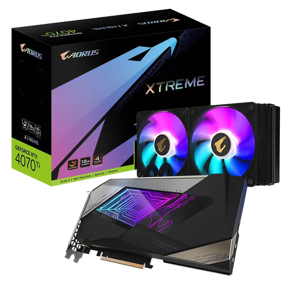 Видеокарта Gigabyte RTX4070Ti AORUS XTREME WATERFORCE 12GB (GV-N407TAORUSX W-12GD)
Видеокарта Gigabyte RTX4070Ti AORUS XTREME WATERFORCE 12GB (GV-N407TAORUSX W-12GD)