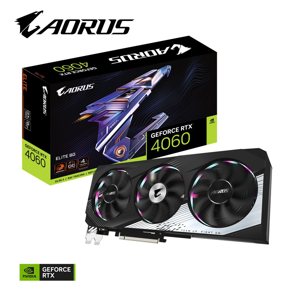 Видеокарта Gigabyte RTX4060 ELITE 8GB (GV-N4060AORUS E-8GD)
Видеокарта Gigabyte RTX4060 ELITE 8GB (GV-N4060AORUS E-8GD)