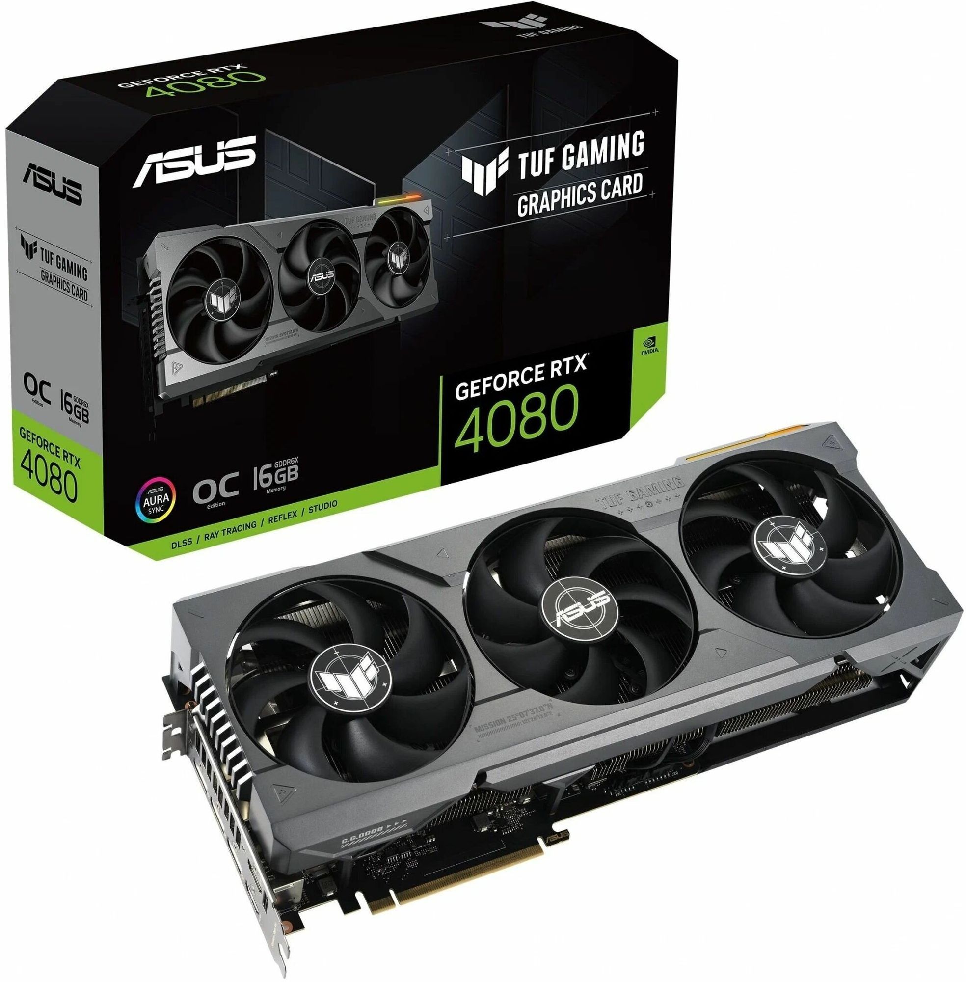 Видеокарта Asus TUF-RTX4080-O16G-GAMING (90YV0IB0-M0NA00)
Видеокарта Asus TUF-RTX4080-O16G-GAMING (90YV0IB0-M0NA00)