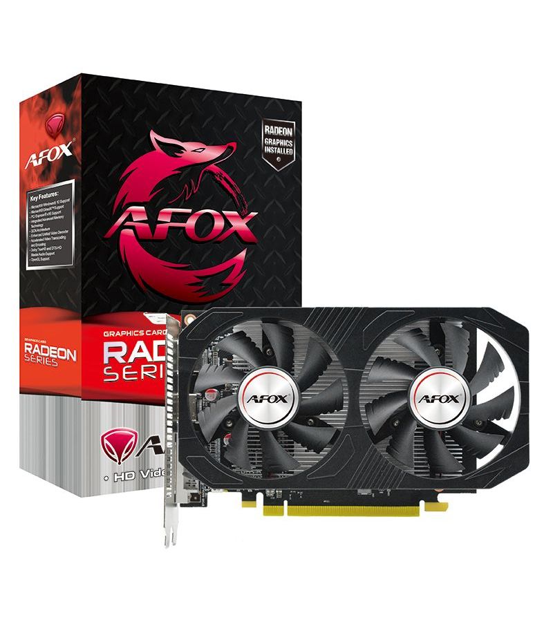 Видеокарта Afox RX550 4GB (AFRX550-4096D5H4-V4)
Видеокарта Afox RX550 4GB (AFRX550-4096D5H4-V4)