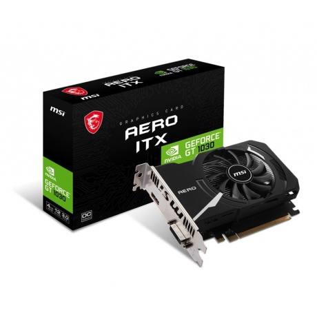 Видеокарта MSI GT1030 AERO ITX 4GD4 4GB DDR4 (GT 1030 AERO ITX 4GD4 OC)
Видеокарта MSI GT1030 AERO ITX 4GD4 4GB DDR4 (GT 1030 AERO ITX 4GD4 OC)