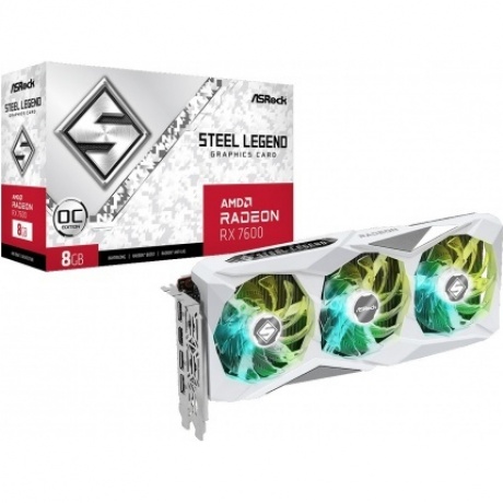 Видеокарта AsRock Radeon RX 7600 Steel Legend 8G (RX7600 SL 8GO)
Видеокарта AsRock Radeon RX 7600 Steel Legend 8G (RX7600 SL 8GO)