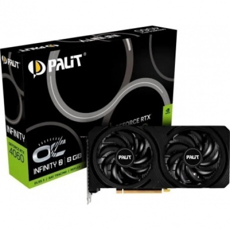Видеокарта Palit RTX4060 INFINITY 2 OC 8Gb (NE64060S19P1-1070L)
Видеокарта Palit RTX4060 INFINITY 2 OC 8Gb (NE64060S19P1-1070L)