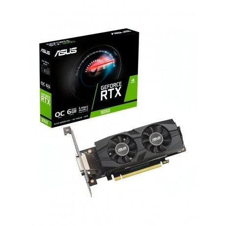 Видеокарта Asus NVIDIA GeForce RTX3050-O6G-LP-BRK
Видеокарта Asus NVIDIA GeForce RTX3050-O6G-LP-BRK