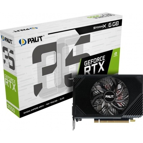 Видеокарта Palit PCI-E nVidia GeForce RTX 3050 STORMX 6GB V1 (NE63050018JE-1072F)
Видеокарта Palit PCI-E nVidia GeForce RTX 3050 STORMX 6GB V1 (NE63050018JE-1072F)