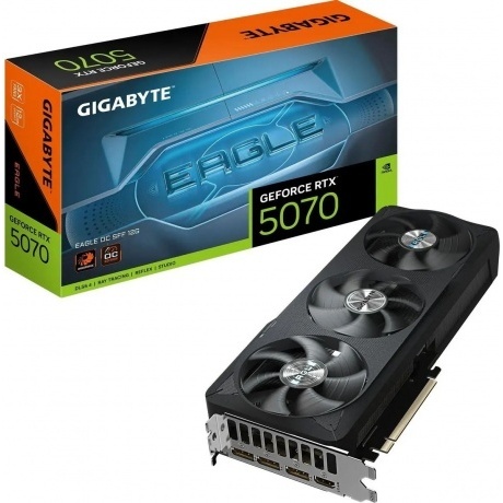 Видеокарта Gigabyte RTX5070 EAGLE OC SFF 12GB GDDR7 192bit 3xDP HDMI 3FAN RTL
Видеокарта Gigabyte RTX5070 EAGLE OC SFF 12GB GDDR7 192bit 3xDP HDMI 3FAN RTL