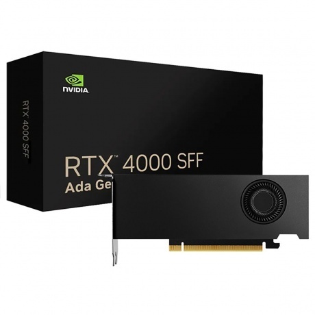 Видеокарта VGA NVIDIA RTX 4000 SFF Ada, 20 GB GDDR6 ECC, mDP 1.4a, PCI Express 4.0 x16
Видеокарта VGA NVIDIA RTX 4000 SFF Ada, 20 GB GDDR6 ECC, mDP 1.4a, PCI Express 4.0 x16