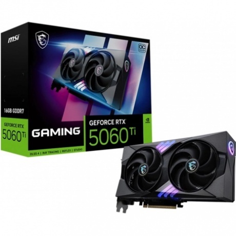 Видеокарта MSI RTX5060Ti GAMING OC 8GB GDDR7 128bit 3xDP HDMI 2FAN RTL
Видеокарта MSI RTX5060Ti GAMING OC 8GB GDDR7 128bit 3xDP HDMI 2FAN RTL