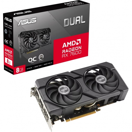 Видеокарта Asus RX7600 DUAL EVO OC 8GB GDDR6 128bit (90YV0LD0-M0NA00)
Видеокарта Asus RX7600 DUAL EVO OC 8GB GDDR6 128bit (90YV0LD0-M0NA00)
