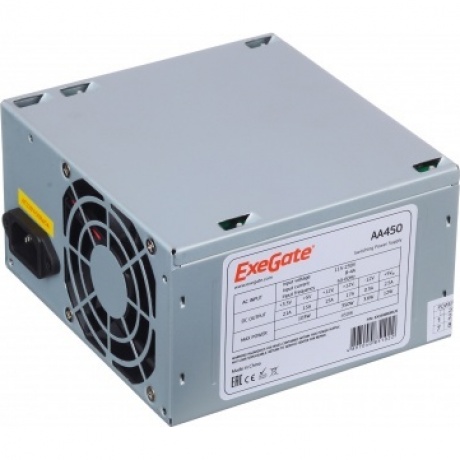 Блок питания ExeGate 450W ATX-AA450 (EX253683RUS)
Блок питания ExeGate 450W ATX-AA450 (EX253683RUS)