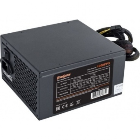 Блок питания ExeGate 1000W ATX-1000PPX RTL (EX222115RUS) Black
Блок питания ExeGate 1000W ATX-1000PPX RTL (EX222115RUS) Black