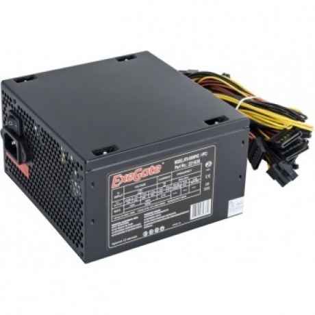 Блок питания ExeGate 600W ATX-600NPXE +PFC (EX221639RUS) Black
Блок питания ExeGate 600W ATX-600NPXE +PFC (EX221639RUS) Black