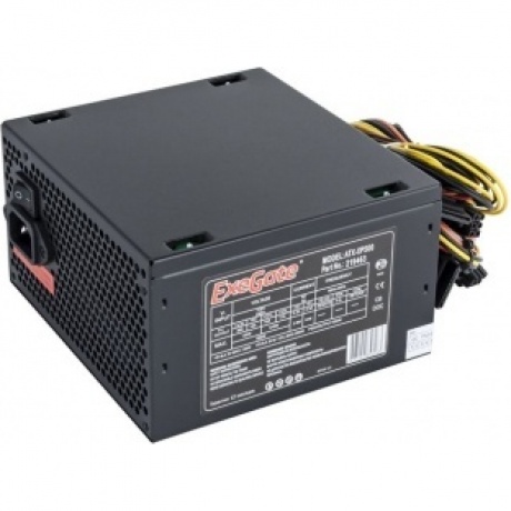 Блок питания ExeGate 500W ATX-XP500 (EX219463RUS-S) Black
Блок питания ExeGate 500W ATX-XP500 (EX219463RUS-S) Black