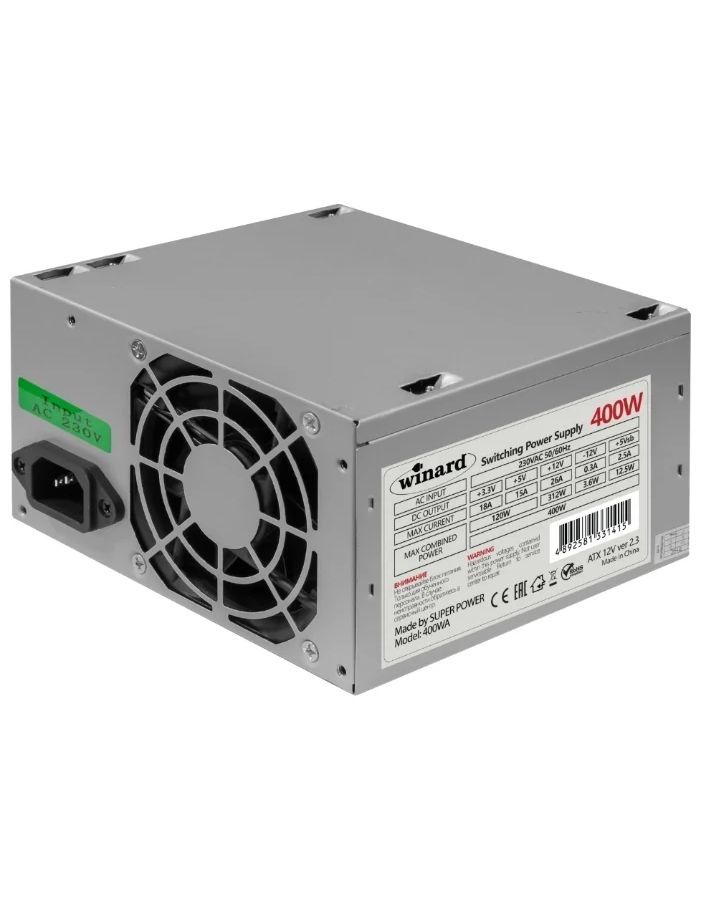 Блок питания Winard 400W 400WA
Блок питания Winard 400W 400WA