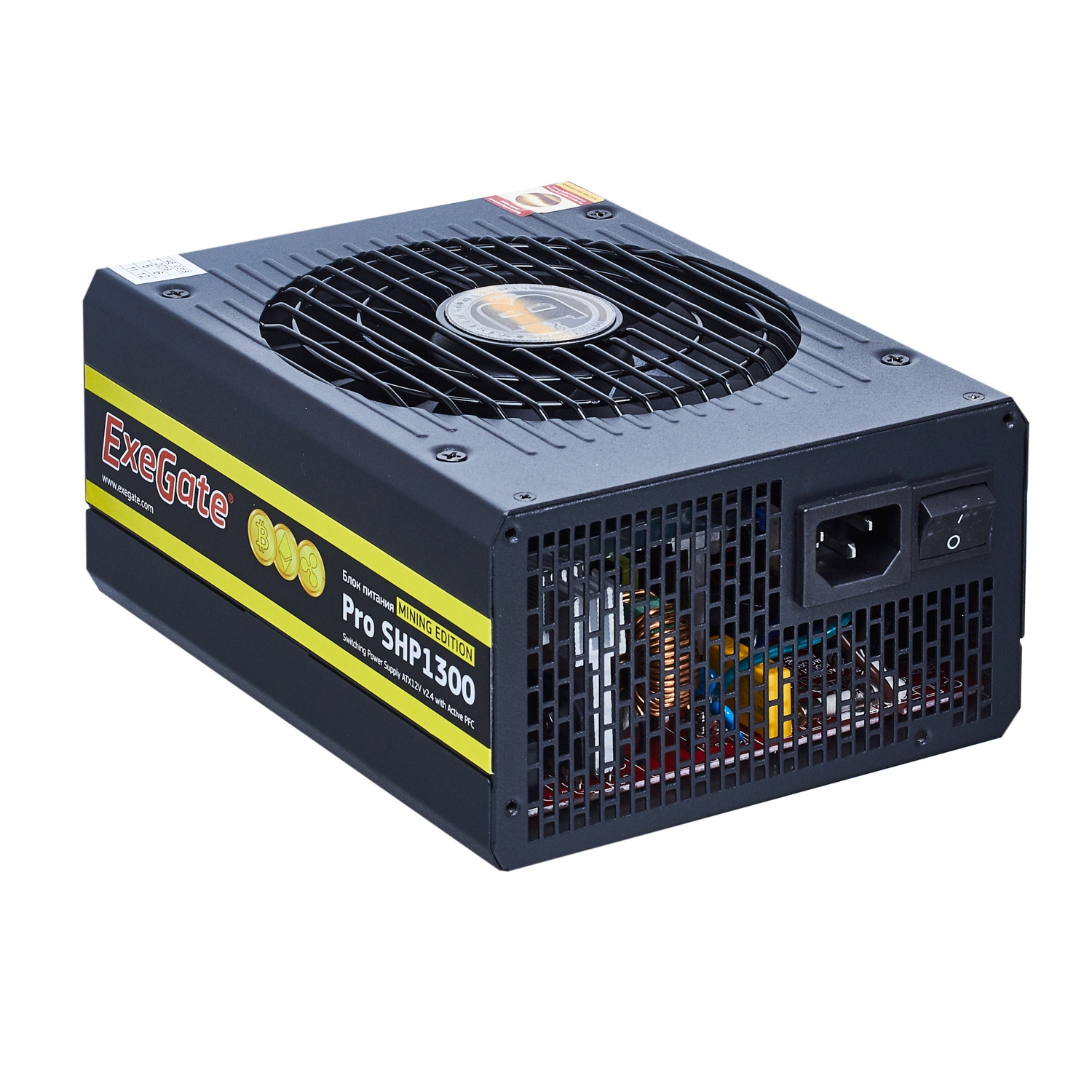 Блок питания Exegate 1300W Pro SHP1300 Mining (EX270870RUS) Black
Блок питания Exegate 1300W Pro SHP1300 Mining (EX270870RUS) Black