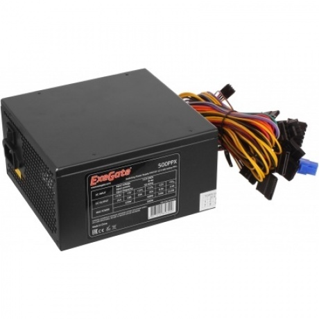 Блок питания Exegate 500W 500PPX (EX221641RUS) Black
Блок питания Exegate 500W 500PPX (EX221641RUS) Black